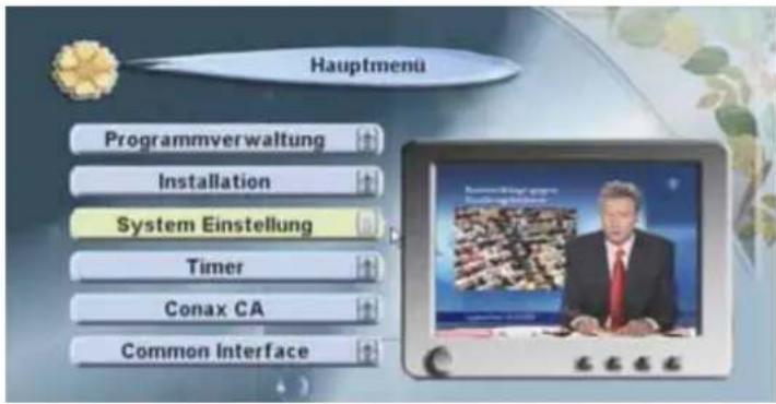 ZEHNDER DY 3350 CXI - Systemeinstellung - 1