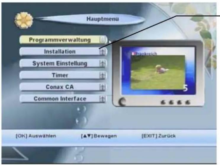 ZEHNDER DY 3350 CXI - Aufrufen und Bedienung der Menüs - 1
