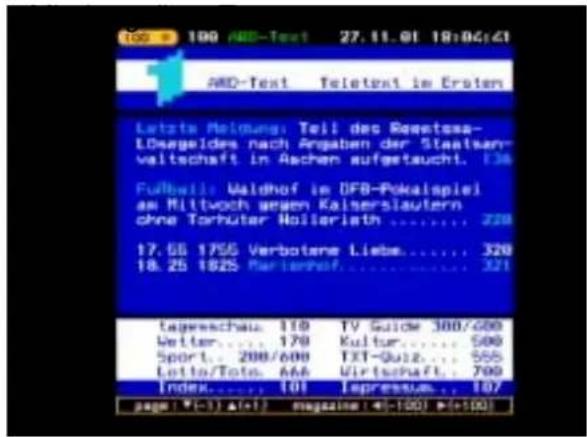 ZEHNDER DX 800 - Videotextempfang (speichert bis zu 800 Seiten) - 1