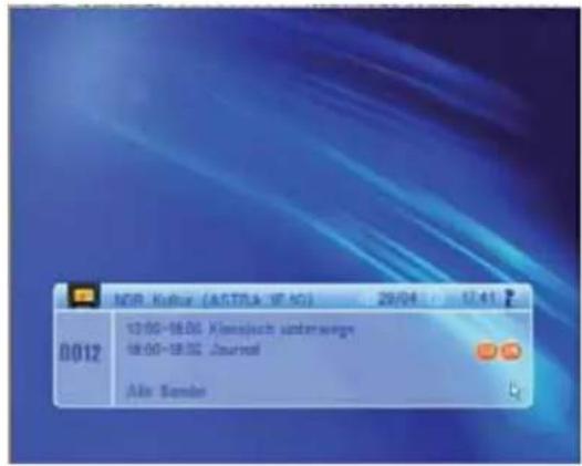 ZEHNDER DX 75e - Umschalten zwischen TV- und Radiobetrieb - 1