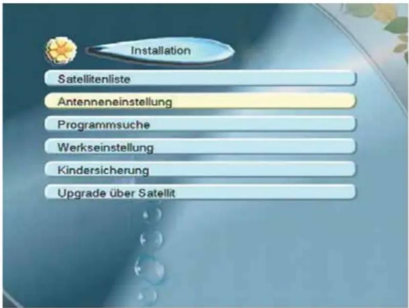 ZEHNDER DX 75e - Antenneneinstellung – für Mehrsatellitenempfang - 1