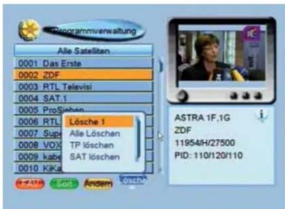 ZEHNDER DX 75e - ⊗ Löschen Löschen eines Programms (- Täste) - 1
