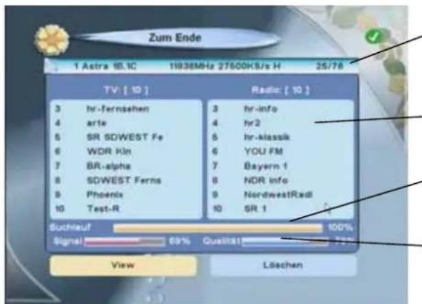 ZEHNDER DX 3010 CI - Programmsuchlauf - 2