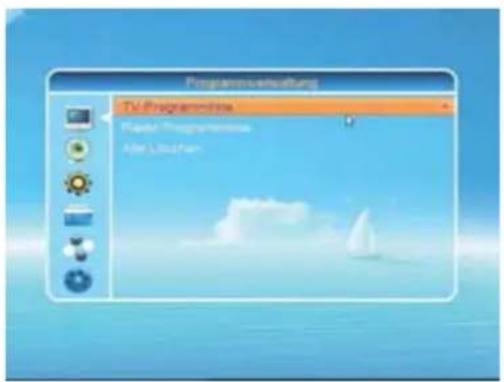 Programmverwaltung TV-Programmtime Planar-Programmtime Alle Limitform