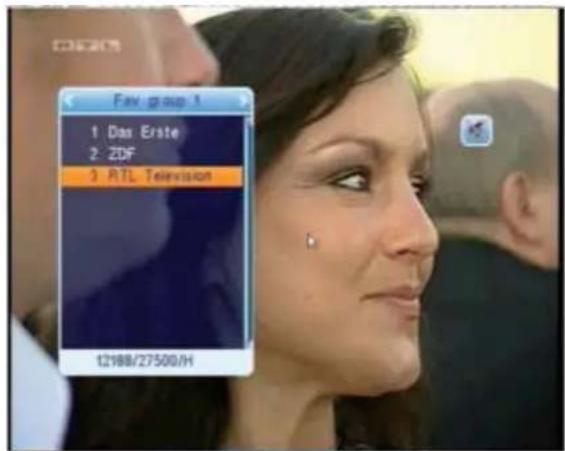 Fav group 1 1 Das Erste 2 ZDF 3 RTL Television 12188/27500/H