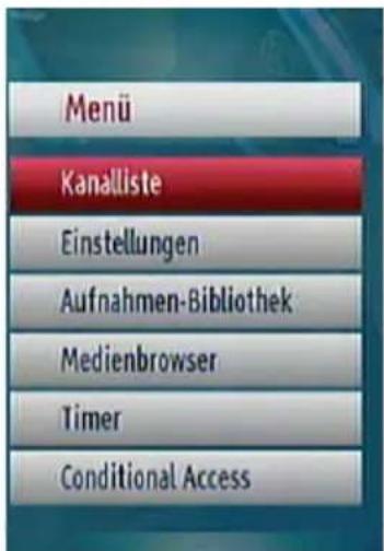 WISI OR 153 - Menüsystem - 1
