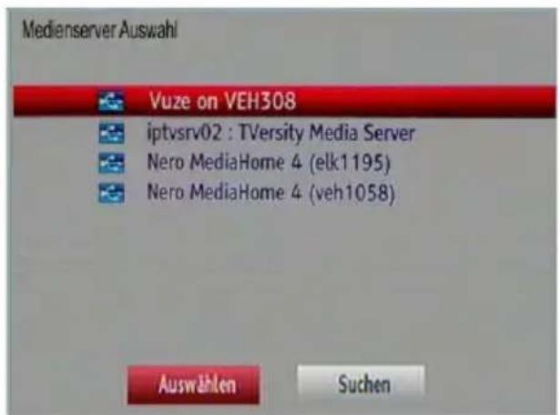 WISI OR 153 - DLNA-Netzwerkdenst verwenden - 2