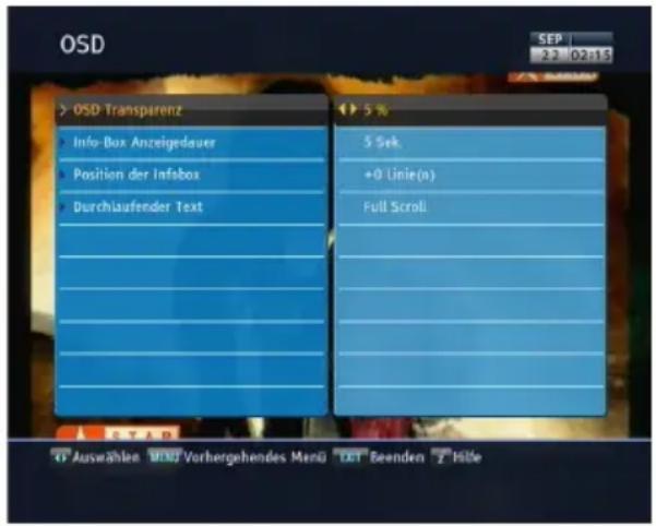 TOPFIELD CBP-2001 CI+ - Das On-Screen Display - 1