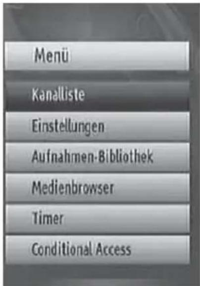 XORO HRS 8810 Hbb+ - Menüsystem - 1