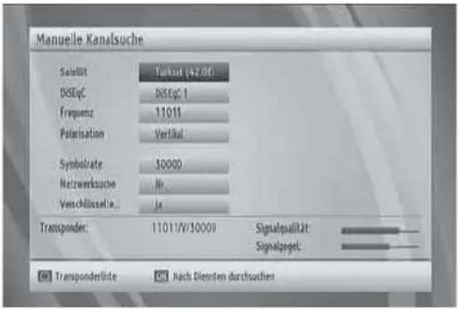 XORO HRS 8810 Hbb+ - Manuelle Kanalsuche - 1