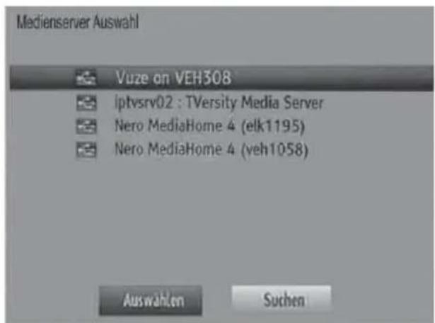 XORO HRS 8810 Hbb+ - DLNA-Netzwerkdenst verwenden - 2