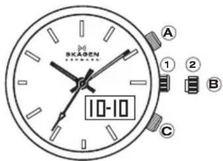Skagen Rungsted - UHREN MIT ANALOGER UND DIGITALER ANZEIGE (ANA-DIGI) - 1
