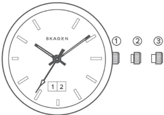 Skagen Holst - UHREN MIT GROSSER DATUMSANZEIGE (BIG DATE) - 1