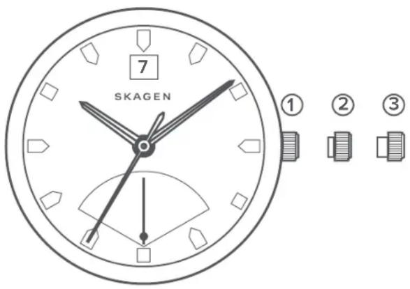 Skagen Holst - UHREN MIT RETROGRADER DOPPELZEIT (RETROGRADE DUAL TIME) - 1