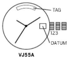 FOSSIL Multifunktion - Datumseinstellung - 1