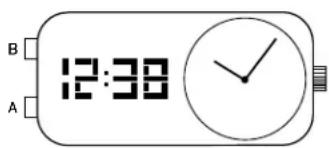 FOSSIL Analog-Digital - Standard-Zeitanzeige - 1
