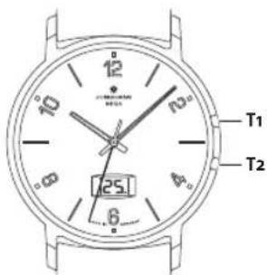 Junghans Voyager - LC-Display-Anzeige: - 1