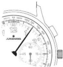 Junghans Meister Telemeter - Telemeterskala - 1
