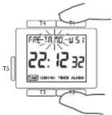 Junghans Mega 1000 - Spracheinstellung - 4
