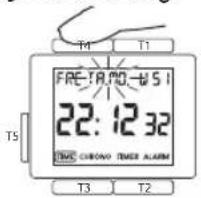 Junghans Mega 1000 - Spracheinstellung - 3