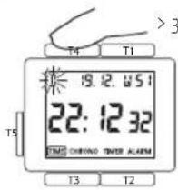 Junghans Mega 1000 - Spracheinstellung - 1