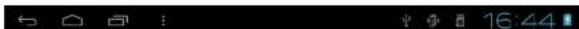 Touchlet X7GS - Die Statusleiste - 1