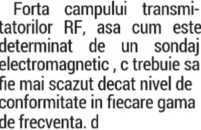 Medifit MD 509 - GHID SI DECLARATIA PRODUCATORULUI IN CE PRIVESTE IMUNITATEA ELECTROMAGNETICA - 5