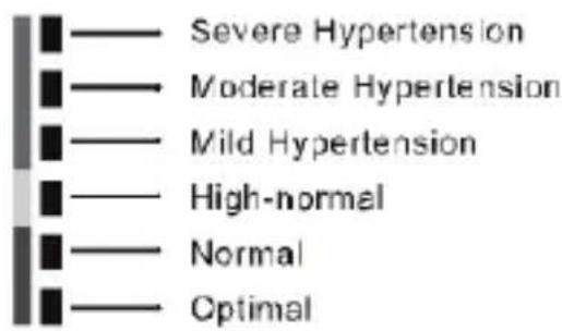 Medifit MD 509 - WHO BLOOD PRESSURE CLASSIFICATION ("World Health Organization") - 2