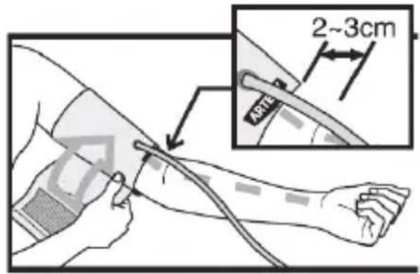 Medifit MD 509 - POZITIA CORECTA PENTRU MASURARE - 4