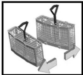 Eurolux DW12V-AAA-9 - Modular Cutlery Basket - 4