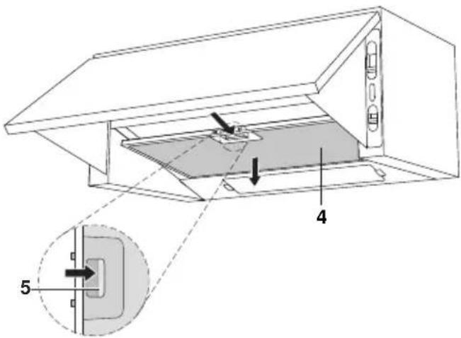 V-ZUG DK-Si - Fettfilter ausbauen - 1