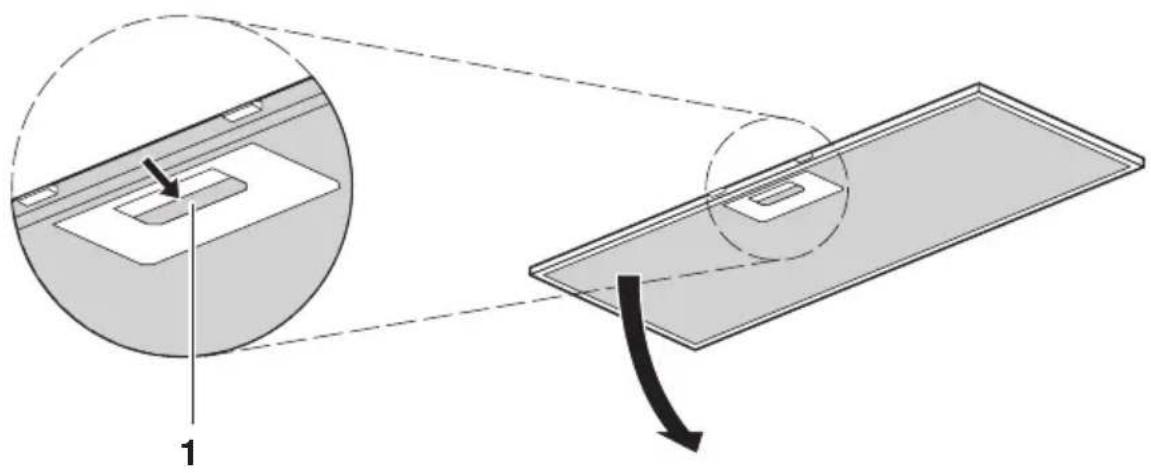 V-ZUG DF-U - Fettfilter ausbauen - 1