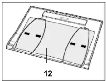 Hanseatic SYD-6001B-P28-600 - Kohlefilter für Umluftbetrieb einsetzen - 1