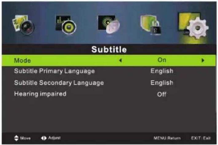 Miia MTV-C24LEHD-DVD - Lingue audio - 2