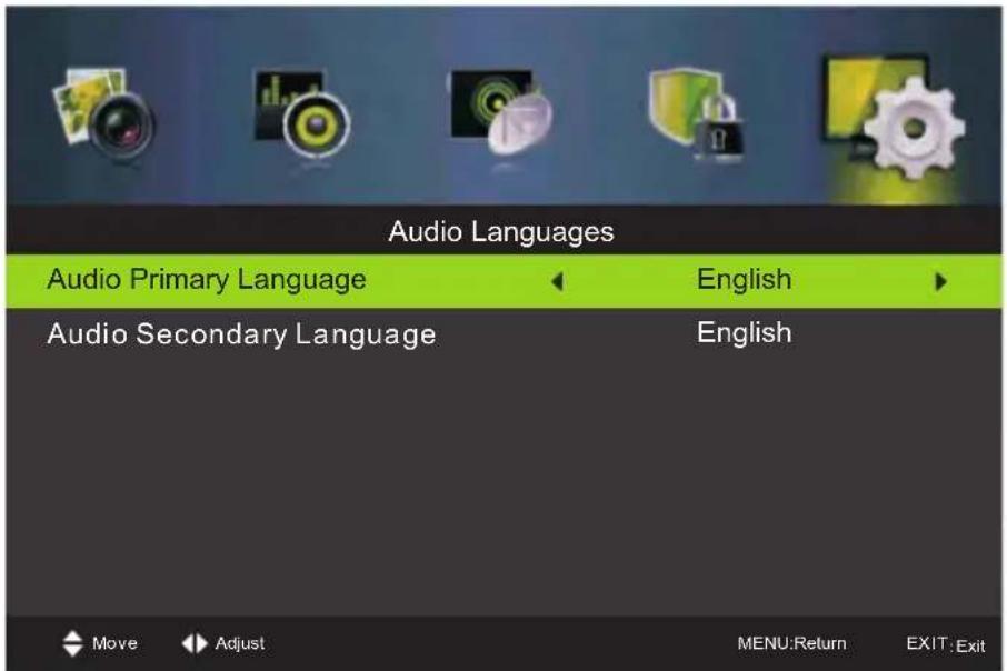 Miia MTV-C24LEHD-DVD - Lingue audio - 1