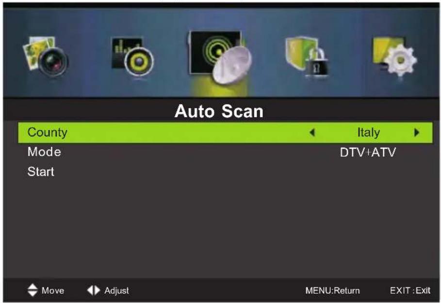 Miia MTV-C24LEHD-DVD - Ricerca automatica - 1