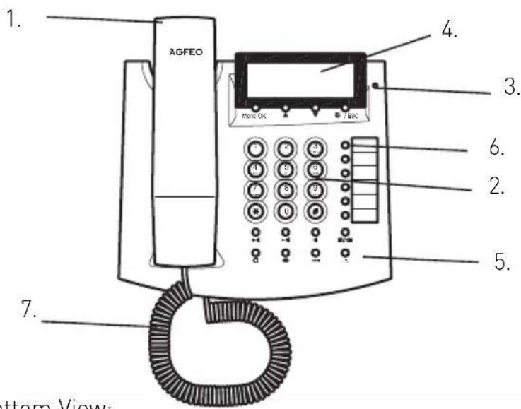 AGFEO ST 15 - ST 15 Operating Parts - 4