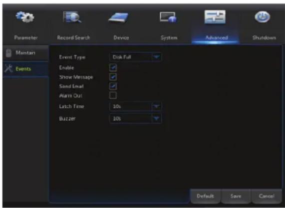 Ednet DN-16150 - Events - 1
