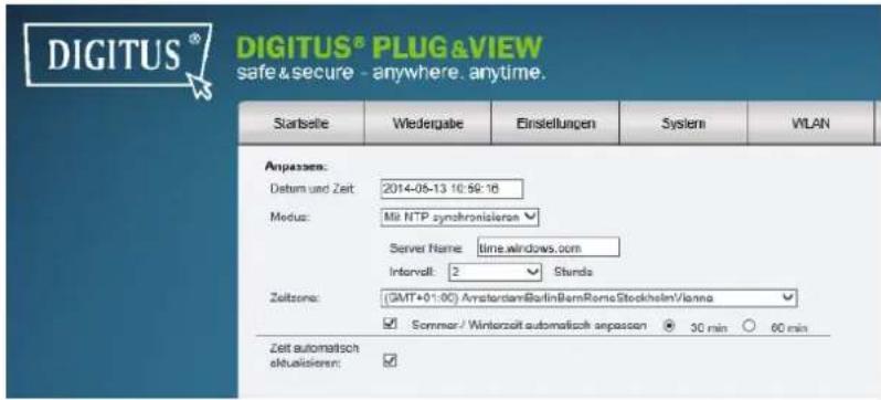 Ednet DN-16046 - Uhrzeit – Einstellung - 1
