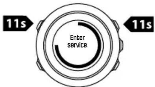 SUUNTO Traverse 1.0 - Servicemenü - 1