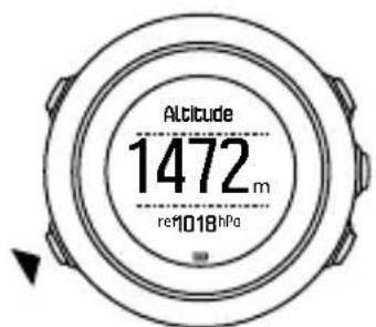 Altitude 1472 m ref 1018 hPa