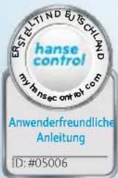 ERSTELTIND EUISCHLAND hanse control my hansec ontot.com Anwenderfreundliche Anleitung ID: #05006
