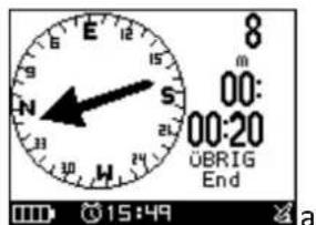 8 m 00: 00:20 ÜBRIG End 15:49