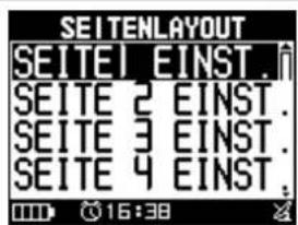 SEITENLAYOUT SEITE1 EINST. SEITE 2 EINST. SEITE 3 EINST. SEITE 4 EINST.