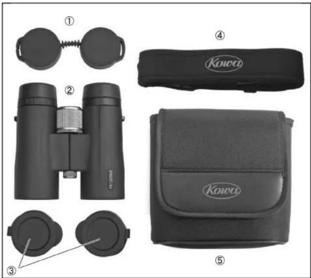 Kowa BD42-10XD Prominar - Lieferumfang - 1