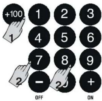 General Music GK360 - Select a Voice with the numeric keypad - 1