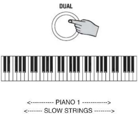 General Music GK360 - Dual voice (play two layered voices) - 1