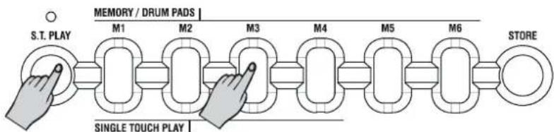 General Music GK360 - Using the Single Touch Play settings in Style mode - 1