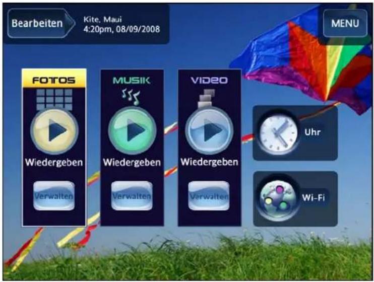 Pandigital PAN9000DWEA - Der HAUPT-Bildschirm - 1