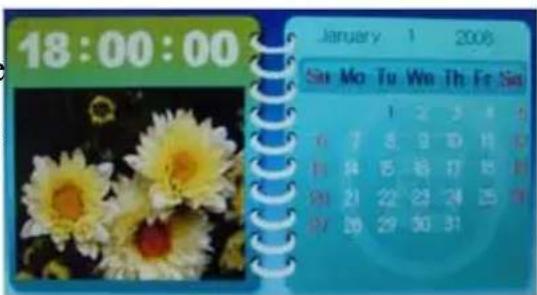 DENVER DPF-721 - •KALENDER - 1